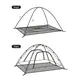 Намет Naturehike P-Series IIII (4-х місний) 210T 65D polyester Graphic NH18Z044-P green