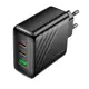 Адаптер сетевой HOCO Article charger CS26A |1USB/2Type-C, 45W/3A, PD/QC|