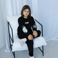 Подростковый свитшот для девушки "ts my" Gbi Teens Черный р.164 (13768)