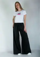 Женские брюки-палаццо со стрелкой Vivioji BRW 26-1 р.XXL Черный (14298)