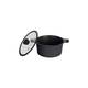 Кастрюля с кришкой Ringel Zitrone BlaСk RG-2108-20 BL- R 20x10.5 см 3 л