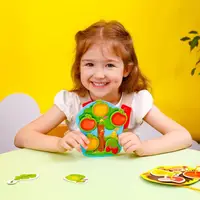 Гра-шнурівка з липучками "Їжачок у лісі" Vladi Toys VT1804-45 (укр)