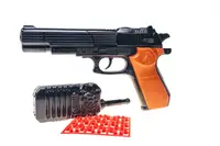 Б60 Игрушечный пистолет с пистонами и рацией 252