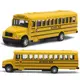 Модель автомобиля School bus 1:64 металлическая инерционная машинка школьный автобус игрушка жёлтая в коробке