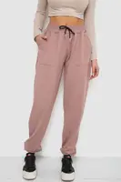 Спортивные штаны женские, цвет пудровый, 238R115