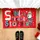 Коврик придверный с принтом Santa please stop here 45x75x0,4 см (KOV_20S023)