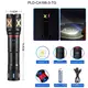Фонарь ручной аккумуляторный PLD-CA166-3, Фонарь ручной мощный, Тактический фонарь, Ручной фонарик led