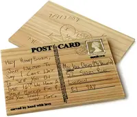Деревянная открытка "CARVECARD"