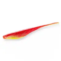 Плавающий силикон ZMAN Scented Jerk Shadz 5" 5pc #Bleeding Banana / (663253 / SJS5-257PK5)