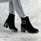 Ботильоны женские зимние Fashion Napolean 2377 41 размер 26 см Черный