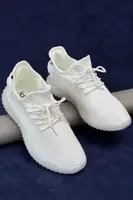 Кроссовки женские текстиль, цвет белый, 243R350