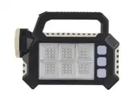 Фонарь ручной на солнечной батарее повербанк Solar multilight HS-8029-7-A