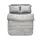 Постільна білизна Lotus Home Washed cotton - Daften antracite полуторний