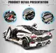 Конструктор автомобиля Koenigsegg «One:1» на 3063 деталей Mould King