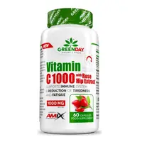 Витамины и минералы Amix Nutrition GreenDay ProVegan Vitamin C 1000 mg with RoseHip, 60 вегакапсул