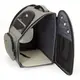 Рюкзак-переноска для кошек и собак 40х27х33 CosmoPet CP-44 Grey