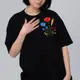 Женская футболка оверсайз "Цветущее поле" XXL-3XL