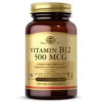 Витамины и минералы Solgar Vitamin B12 500 mcg 250 вегакапсул