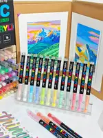 Акриловые маркеры GuangNa Brush GN-8101 с мягкой кисточкой 100 шт.
