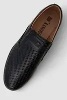 Туфлі чоловічі з перфорацією, колір чорний, 243RB1971