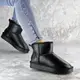 Женские кожаные угги Fashion Hussy 1336 36 размер 23 см Черный