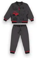 Костюм детский кофточка и брюки для мальчика Gabbi KS-21-62-1 Бип Антрацит на рост 86 13038