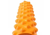 Масажний ролик EasyFit Grid Roller Extreme 45 см Помаранчевий