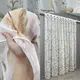 Тюль (4х2.65м.) батист, коллекция "Flora". Цвет белый с бежевым. Код 1908т 42-1271