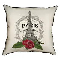 Подушка интерьерная из мешковины Paris 45x45 см 45PHB_14M002