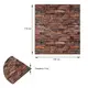 Самоклеящаяся декоративная 3D панель 700x770x5мм Красный кирпич песчаник (058) SW-00000177