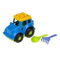 Песочный набор Трактор "Кузнечик" №1 Colorplast 0206 Синий