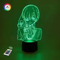 3D ночник "Сиэль Фантомхайв" (УВЕЛИЧЕННОЕ ИЗОБРАЖЕНИЕ)+ пульт ДУ+сетевой адаптер+батарейки (3ААА) 3DTOYSLAMP