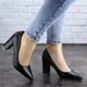 Женские туфли на каблуке Fashion Gouda 1953 38 размер 24 см Черный