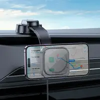 Тримач HOCO Might retractable magnetic wireless fast charging car holder (cente concole) HW24 | 15W, 4.5-7" |
