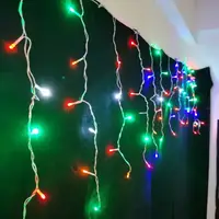 Светодиодная гирлянда Novogod'ko Бахрома 973778 3х0.6 м83 LED мультиколор