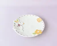 Тарілка керамічна кругла Кролик 6796 18.5 см