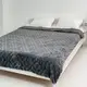 Плед Dushka Home Королевская Шиншилла Ромб 20995 200х230 см темно-серый