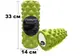 Массажный ролик EasyFit Grid Roller Extreme 33 см Салатовый