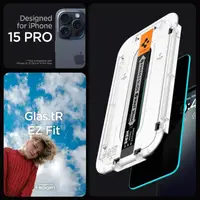 Захисне скло Spigen для iPhone 15 Pro - EZ FIT GLAS.tR Privacy (2 шт), Антишпигун (AGL06894)