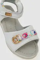 Дитячі босоніжки для дівчинки, колір білий, 243RF1168-1