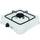 Настільна плита газова DARIO DR105G White 29,5х29х6,5 см біла