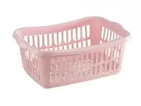 Пластиковая корзина для хранения розовая Elif plastik 332-5LF