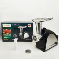 Электрическая мясорубка Rainberg RB-678 3000W с насадкой для колбас шнековая электромясорубка