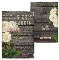 Обложка на паспорт Secret Garden белый цветок (ткань)