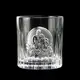 Набор бокалов для виски "Казаки" Boss Crystal, 6 бокалов, серебро, хрусталь