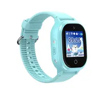 Детские водонепроницаемые телефон-часы с GPS трекером UWatch TD06S Синие