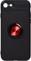 Чехол-накладка TOTO Car Magnetic Ring TPU Case Apple iPhone 7/8/SE 2020 Black/Red