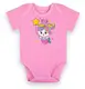 Боди детский хлопковый с коротким рукавом для девочки GABBI BD-21-5-1/1 Розовый на рост 80 (12618)