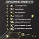 Гирлянда штора 3х0,7 м Звезды на 108 LED лампочек светодиодная 6 больших и 6 маленьких звезд 9 В 8 режимов 1733056Y