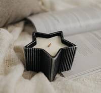 Аромасвічка STAR CHERRY BLOSSOM BLACK-SILVER 100% WOOD WAX 150g 30h Гранд Презент NAC 1075